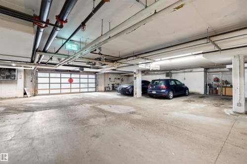 305 9803 96A Street, Edmonton, AB - Indoor Photo Showing Garage