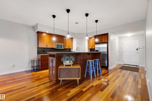 305 9803 96A Street, Edmonton, AB - Indoor Photo Showing Kitchen