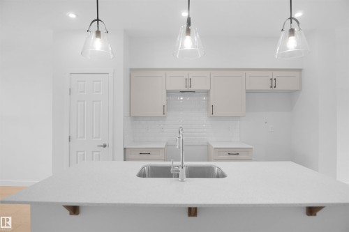 1210 Keswick Drive, Edmonton, AB - Indoor Photo Showing Kitchen With Upgraded Kitchen