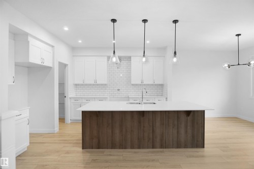 7227 182 Avenue, Edmonton, AB - Indoor Photo Showing Kitchen With Upgraded Kitchen