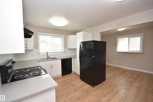 13527 70 Street, Edmonton, AB - Indoor Photo Showing Kitchen With Double Sink