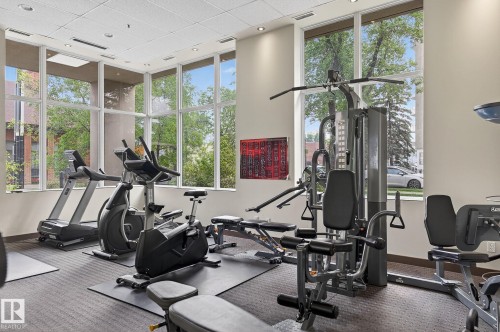 1404 10046 117 Street, Edmonton, AB - Indoor Photo Showing Gym Room