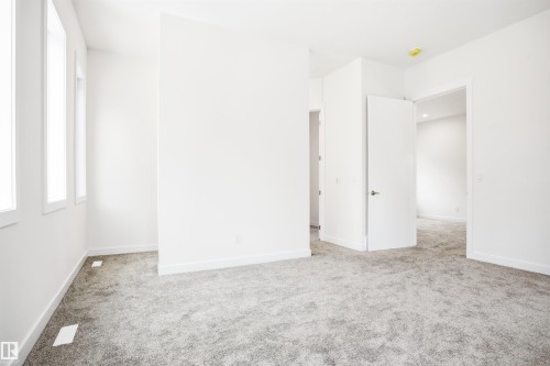 Bright room featuring plush grey carpeting, white walls, and multiple windows providing ample natural light - 9807 90 Avenue, Edmonton, AB - Indoor Photo Showing Other Room