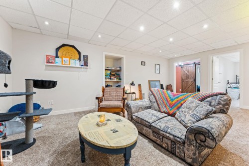 11712 48 Avenue, Edmonton, AB - Indoor Photo Showing Living Room