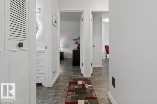 Leading to the bedrooms - 91 Hearthstone, Edmonton, AB - Indoor Photo Showing Other Room