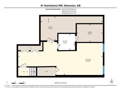 Floor plan - 91 Hearthstone, Edmonton, AB - Other