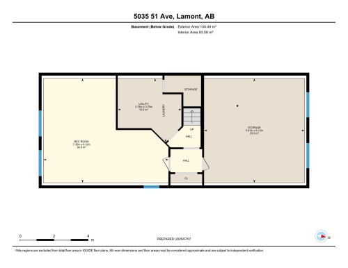 Floor plan - 5035 51 Avenue, Lamont, AB - Other