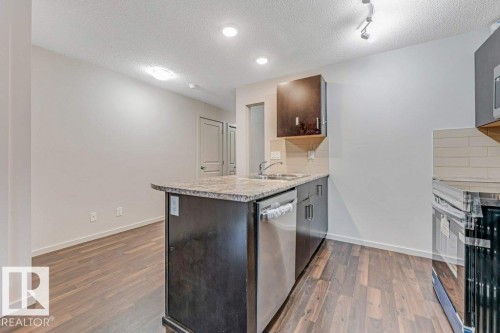 221 5515 7 Avenue Sw, Edmonton, AB - Indoor Photo Showing Kitchen