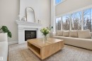 20320 29 Avenue Nw, Edmonton, AB  - Indoor Photo Showing Living Room With Fireplace 