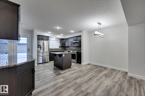 59 Harvest Ridge Drive, Spruce Grove, AB - Indoor Photo Showing Kitchen With Stainless Steel Kitchen