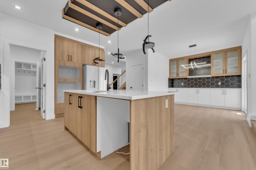 211 Basin Court, Leduc, AB - Indoor Photo Showing Kitchen