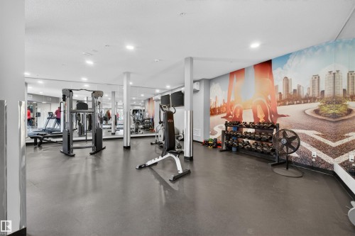 238 1154 Adamson Drive, Edmonton, AB - Indoor Photo Showing Gym Room