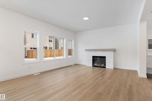 2728 194 Street, Edmonton, AB - Indoor Photo Showing Living Room With Fireplace
