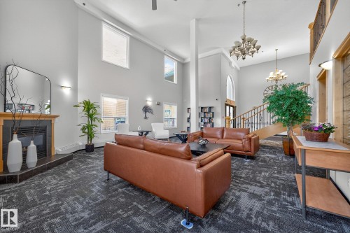 411 1320 Rutherford Road, Edmonton, AB - Indoor With Fireplace
