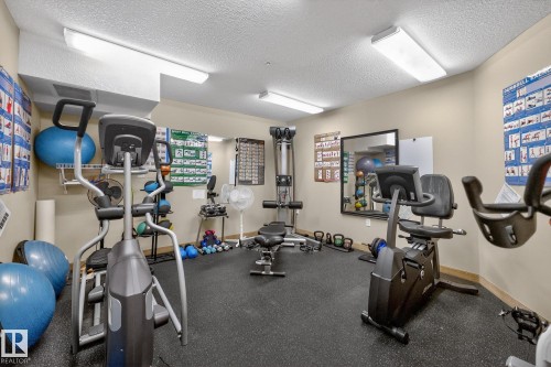 411 1320 Rutherford Road, Edmonton, AB - Indoor Photo Showing Gym Room