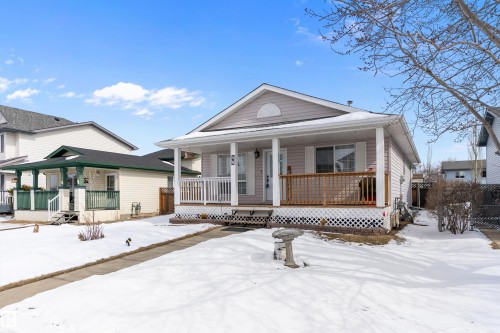 49 Heatherglen Crescent, Spruce Grove, AB - Outdoor With Deck Patio Veranda With Facade