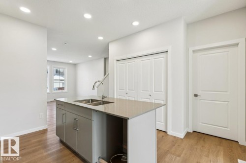 318 26 Street, Edmonton, AB - Indoor Photo Showing Kitchen With Double Sink