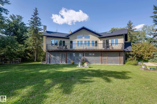 South Exposure - 602 Pheasant Close, Rural Camrose County, AB - Outdoor With Deck Patio Veranda