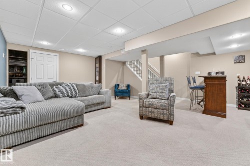 11 4367 Veterans Way, Edmonton, AB - Indoor Photo Showing Basement