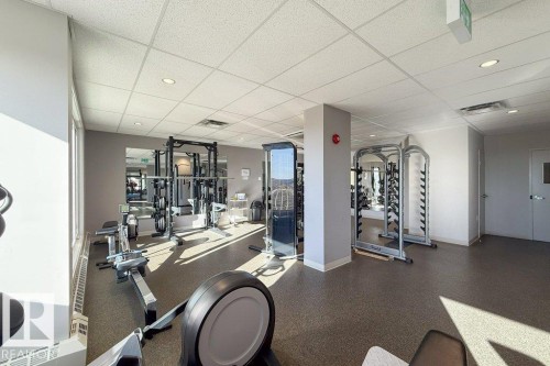 1101 12141 Jasper Avenue, Edmonton, AB - Indoor Photo Showing Gym Room
