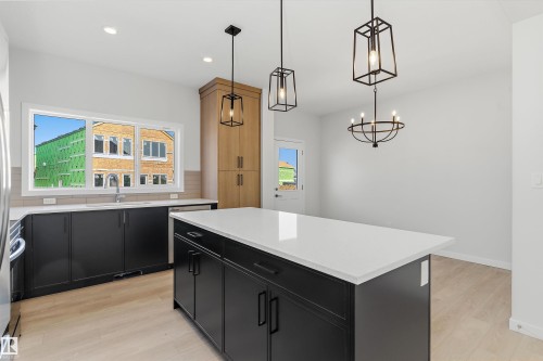 112 Edgemont Wynd Nw, Edmonton, AB - Indoor Photo Showing Kitchen