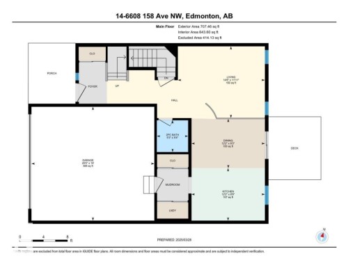 Floor plan - 14 6608 158 Avenue, Edmonton, AB - Other