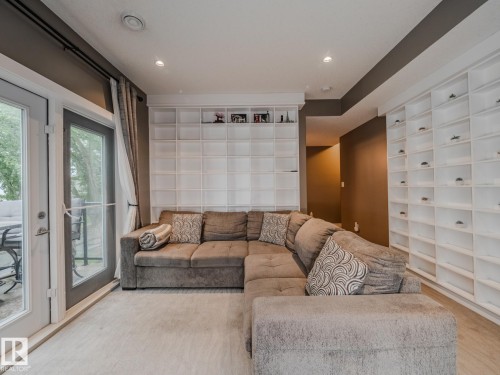 8306 108 Street, Edmonton, AB - Indoor Photo Showing Living Room