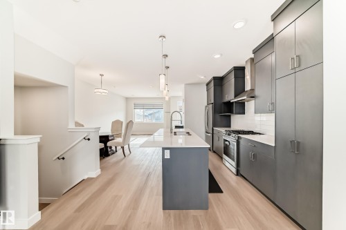 4005 Hawthorn Link Link, Edmonton, AB - Indoor Photo Showing Kitchen With Upgraded Kitchen