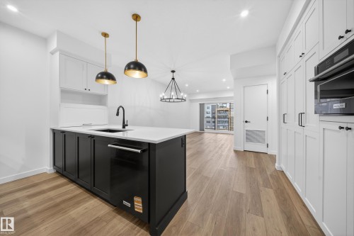 301 7459 May Common, Edmonton, AB - Indoor Photo Showing Kitchen With Upgraded Kitchen