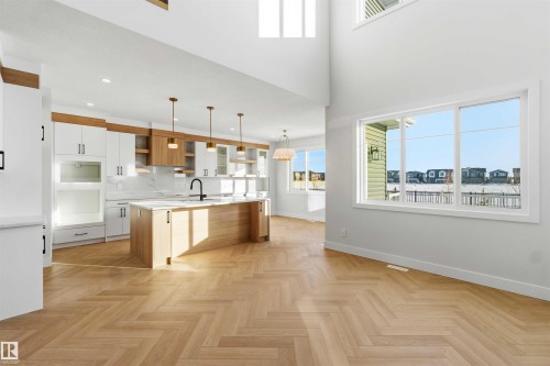 94 Eldridge Pointe, St. Albert, AB - Indoor Photo Showing Kitchen With Upgraded Kitchen