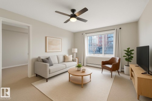 210 103 Ambleside Drive, Edmonton, AB - Indoor Photo Showing Living Room