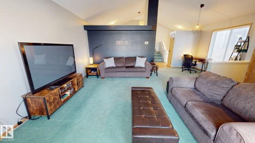 3839 24 Street, Edmonton, AB - Indoor Photo Showing Living Room