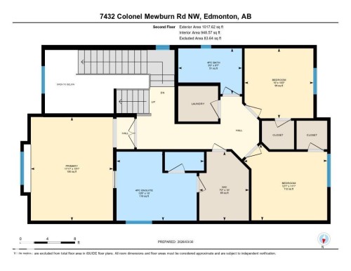 Second Floor - 7432 Colonel Mewburn Road, Edmonton, AB - Other