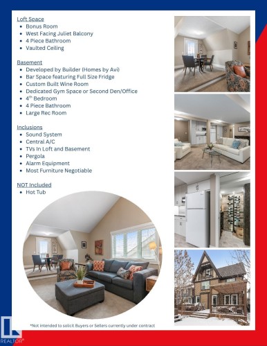 Outlines the Impressive Upgrades and Features of the Home - Notes the Included/Excluded items - 7432 Colonel Mewburn Road, Edmonton, AB - Other