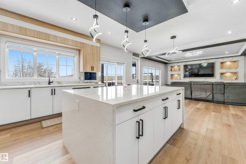 304 33 Avenue, Edmonton, AB - Indoor Photo Showing Kitchen With Upgraded Kitchen