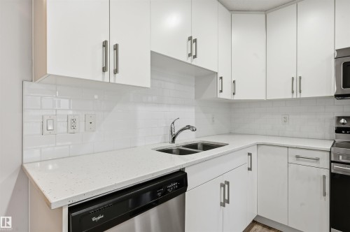3609 Atkinson Loop, Edmonton, AB - Indoor Photo Showing Kitchen With Double Sink