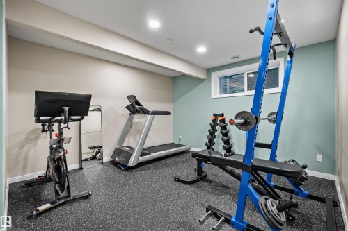 2349 Hagen Link Nw, Edmonton, AB - Indoor Photo Showing Gym Room