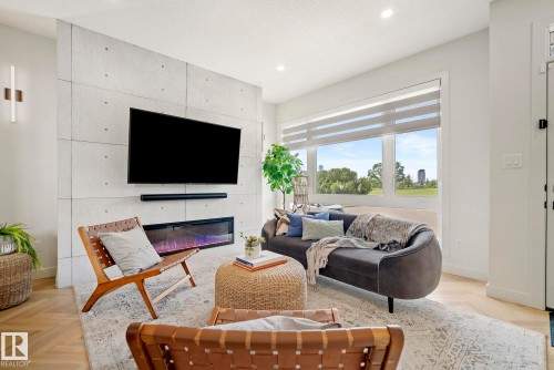 8803 Strathearn Drive, Edmonton, AB - Indoor Photo Showing Living Room