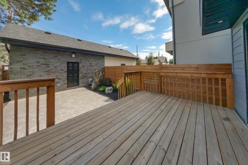 8803 Strathearn Drive, Edmonton, AB - Outdoor With Deck Patio Veranda With Exterior