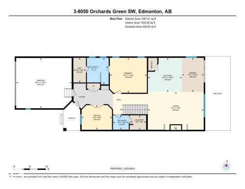 Floor plan - 3 8050 Orchards Green, Edmonton, AB - Other