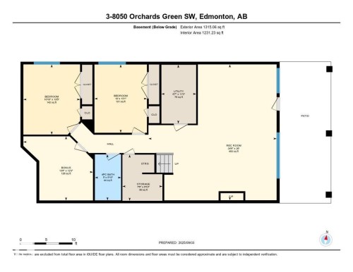 Floor plan - 3 8050 Orchards Green, Edmonton, AB - Other