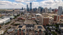 Beautiful downtown location featuring a prominent city skyline with multiple high-rise buildings and varied architectural styles - 