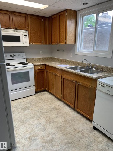 10831 80 Avenue, Edmonton, AB - Indoor Photo Showing Kitchen With Double Sink