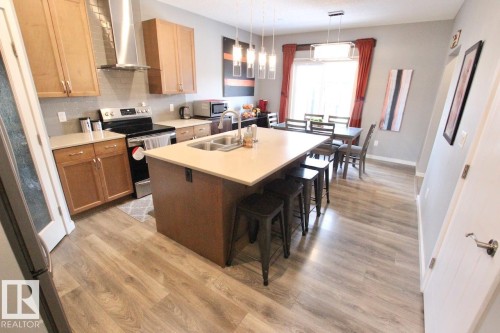 2652 Maple Way, Edmonton, AB - Indoor Photo Showing Kitchen With Double Sink