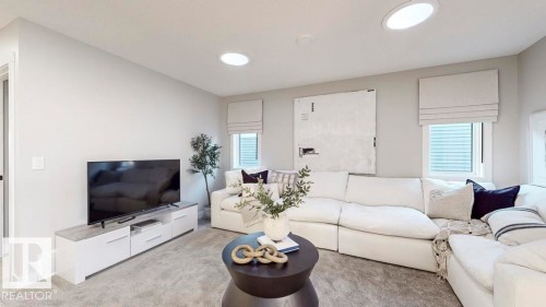 5009 Cawsey Link, Edmonton, AB - Indoor Photo Showing Living Room