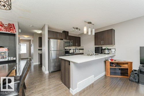 20 2004 Trumpeter Way, Edmonton, AB - Indoor Photo Showing Kitchen With Stainless Steel Kitchen