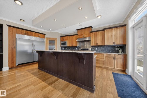 27 Kingdom Place, Leduc, AB - Indoor Photo Showing Kitchen With Upgraded Kitchen