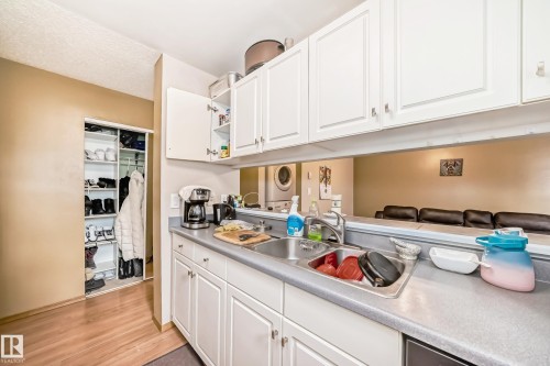 101 17467 98A Avenue, Edmonton, AB - Indoor Photo Showing Kitchen With Double Sink