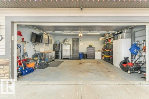 41 Pointe Masson, Beaumont, AB - Indoor Photo Showing Garage