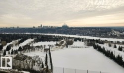 Aerial view at dusk of a city view - 